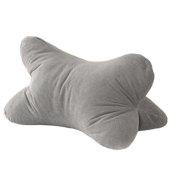 Breathable Fiber Cushion Neck And Lumbar Support Pillow For Cervical Spine Support During Sleeping Working Relaxing