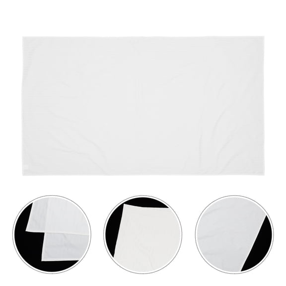 Breathable Fitted Sheet for Hospital Washable Fitted Bed Sheet Mattress Cover (White)