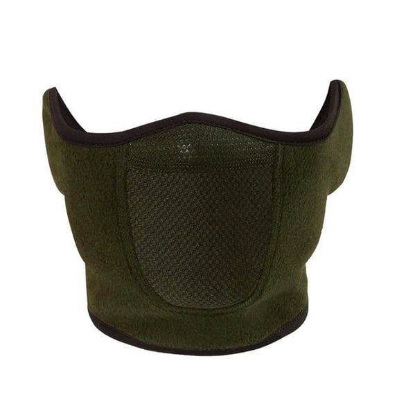 Breathable Fleece Half Mask Ergonomic Cycling Face Cover Enduring