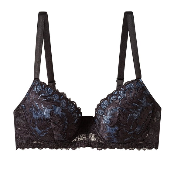 Breathable Floral Lace Shaping Bra Women Multi‑Colors Fine Adjustable Shoulder Straps Fashion Brassiere