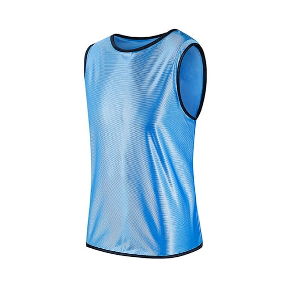 Breathable Football Sleeveless Basketball Group Shirt Soccer Training Team Vest
