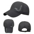 thumbnail image 1 of Breathable Full Mesh Quick Dry Baseball Cap JIANLAI Adjustable Curved Brim Lightweight Packable Running Cycling Outdoor Sun Shade Hat with Minimal Letter Print, 1 of 9