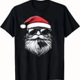 thumbnail image 1 of Breathable Funny Turkey Christmas Graphic Tee T Shirt Top Short Sleeve Round Neck Black S-5XL, 1 of 5