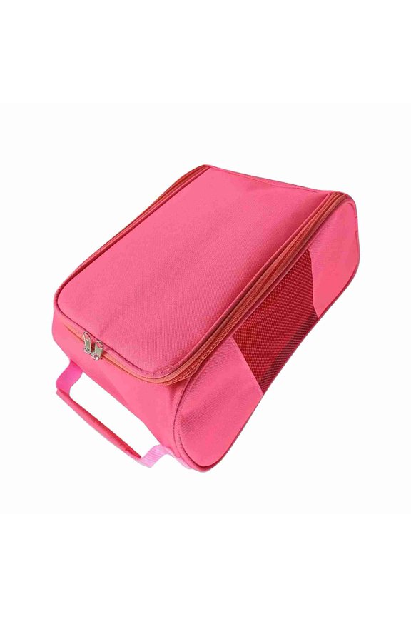 Breathable Golf Shoe Bag Oxford Cloth Sneaker Storage Bag Zippered Golf Organizer