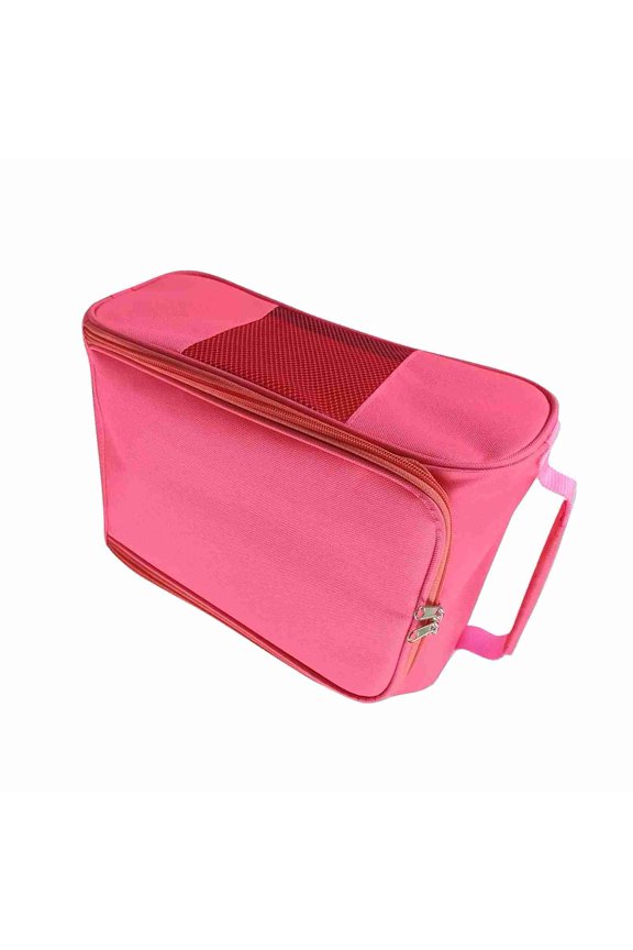 Breathable Golf Shoe Bag Oxford Cloth Sneaker Storage Bag Zippered Golf Organizer