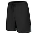 thumbnail image 1 of Breathable Gym Athletic Shorts for Men Quick-Dry Mesh Lining Shorts with Side Phone Pockets 4-way Stretch for Intense Workout Sessions Biking Running Summer Outfits, 1 of 5