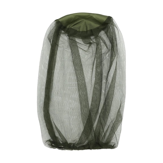 Breathable Head Net, Fine Mesh Bug Net Cover for Hat, Outdoor Insect Protection for Fishing and Camping, Lightweight Ventilated Hood for Hiking