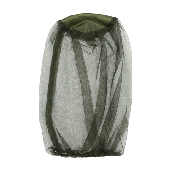 Breathable Head Net, Fine Mesh Bug Net Cover for Hat, Outdoor Insect Protection for Fishing and Camping, Lightweight Ventilated Hood for Hiking