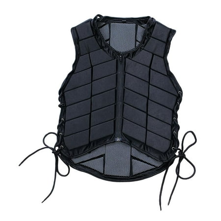 Breathable Horse Riding , Equestrian body protective Unisex Adjustable Zipper Waistcoat Accessory , Kids S