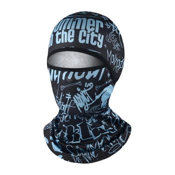 Breathable Ice Silk Face Mask For Cycling Motorcycle UV Defense Lightweight Elastic Head Cover For Outdoor Sports