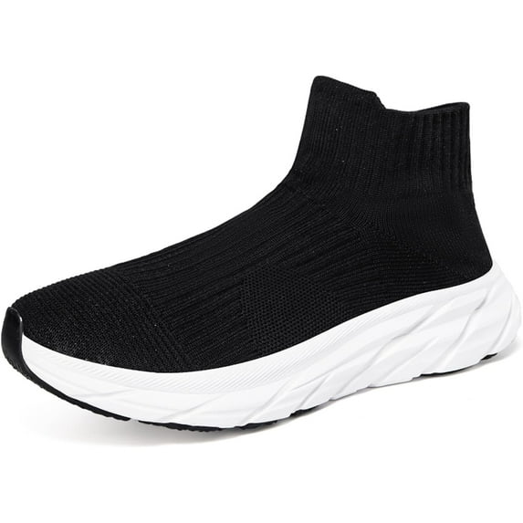 Breathable Knit Fur Lined Winter Work Gym Trainers Sneakers for Women and Men Stylish