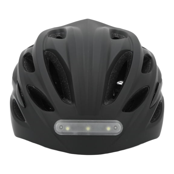 Breathable LED Light Bicycle Helmet Impact Resistant PC Shell Safety Headgear for Rollerblading Cycling 22.83-24.02 inches / 58-61 cm