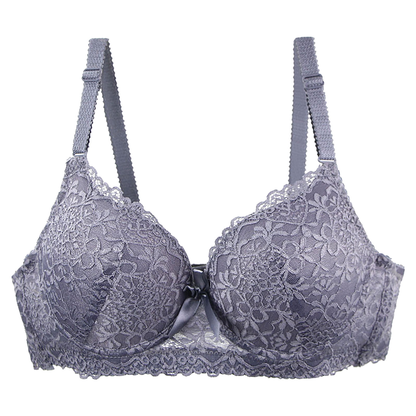 Breathable Lace Bra Women's Lingerie Set Thin Underwear Casual Sexy Sling  for Everyday Wear Summer Comfort #Dark Gray,XL - Walmart.com