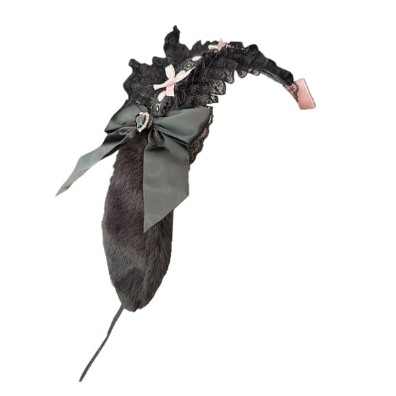 Breathable Lace Hairband Bunnies Ears Headpiece Comfortable Elastic Hair Accessory For Outdoor Event