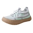 thumbnail image 1 of Breathable Lace Up Platform Casual Walking Shoes Comfortable Lightweight Sneakers for Everyday Wear Women's, 1 of 9