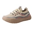 thumbnail image 1 of Breathable Lace Up Platform Casual Walking Shoes Comfortable Lightweight Sneakers for Everyday Wear Women's, 1 of 8