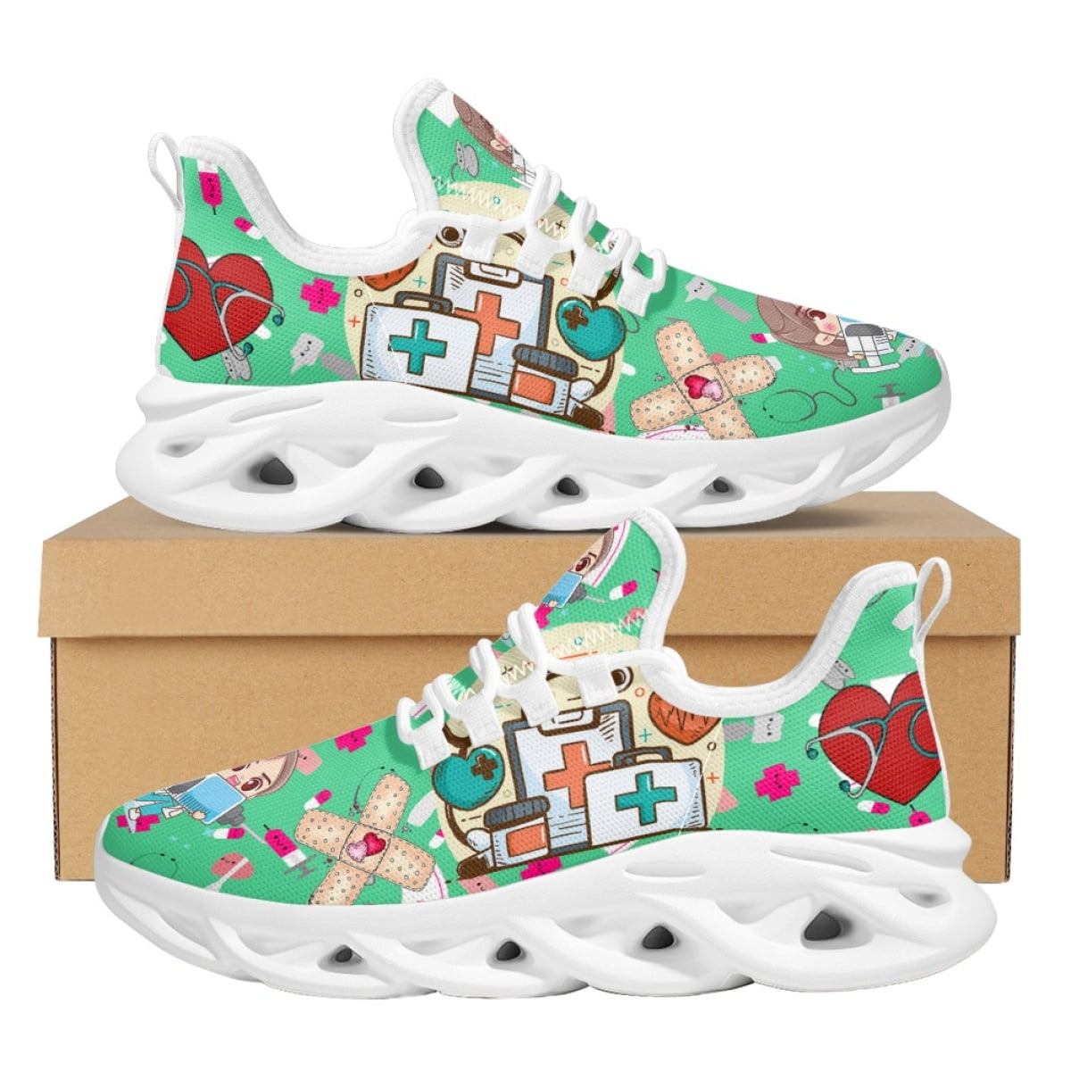 breathable nursing shoes