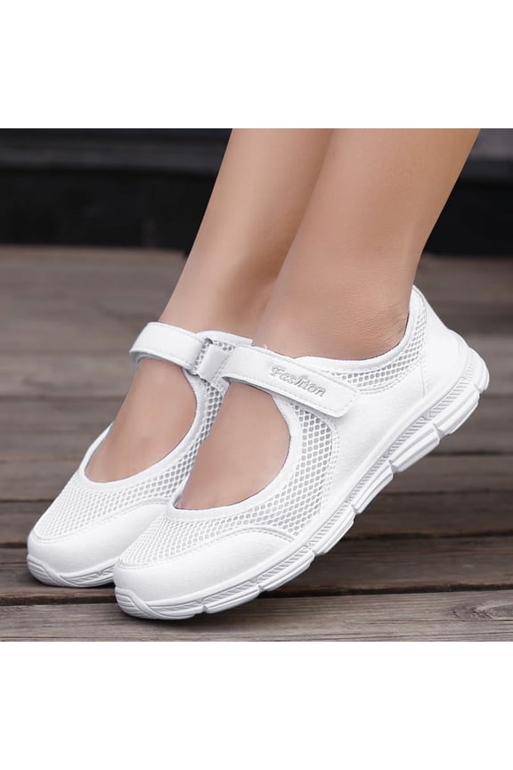 Breathable Lightweight Adjustable Diabetic Shoes Wide Width Air Cushion Walking Sneakers for Women Swollen Feet 2024 New Casual Shoes