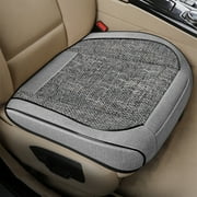 Breathable Linen Car Seat Cover Fully Enclosed Cushion, All Season for Car 20.5x20.5 Inch Easy Fit