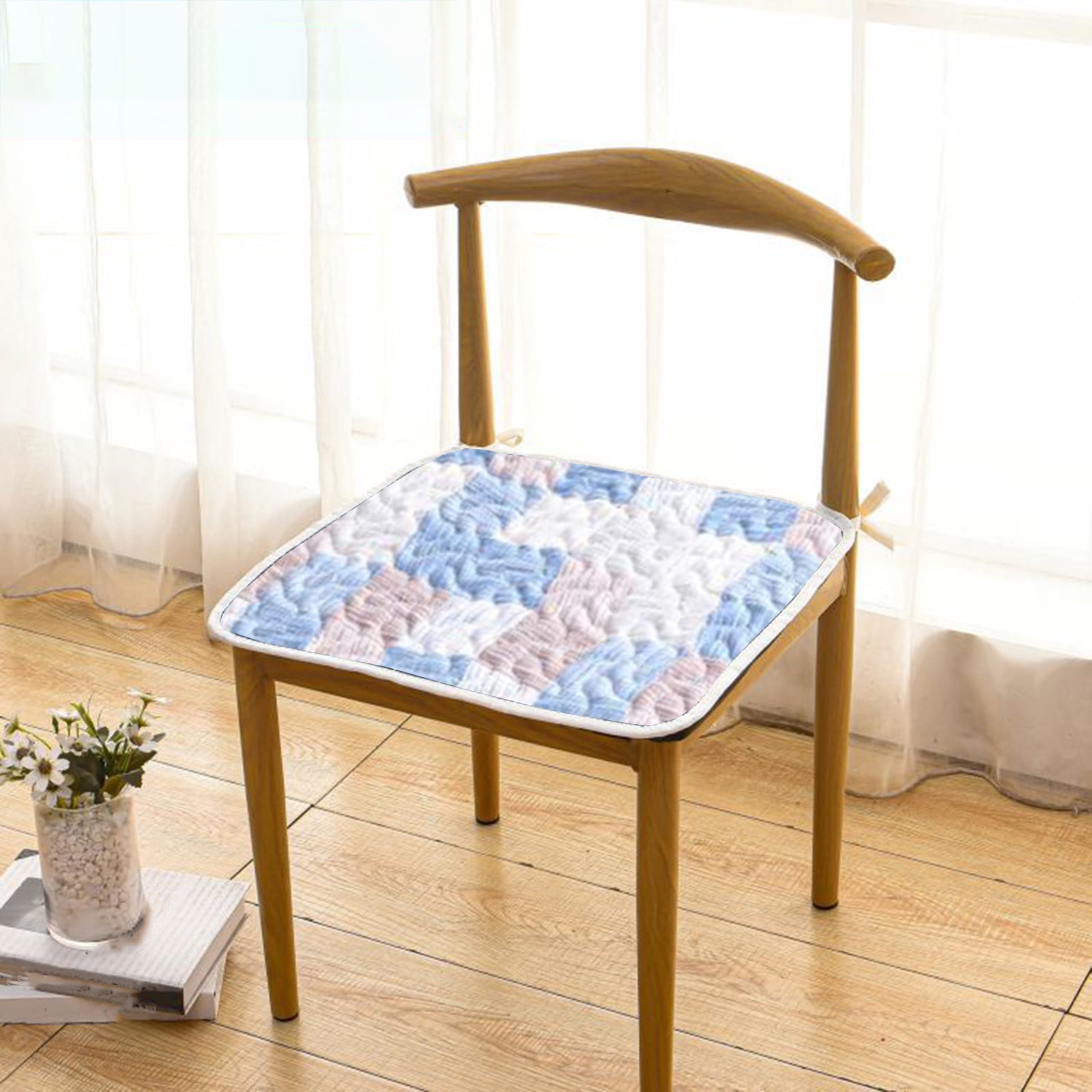 Breathable Linen Seat Cushion for Office Chair and Home, Comfortable ...