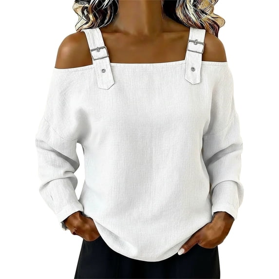 Breathable Linen Tops for Women Beach Vacation Flowy Summer Outfit