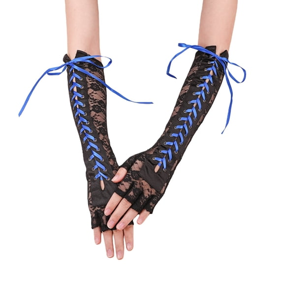Breathable Long Lace Gloves For Women And Girls