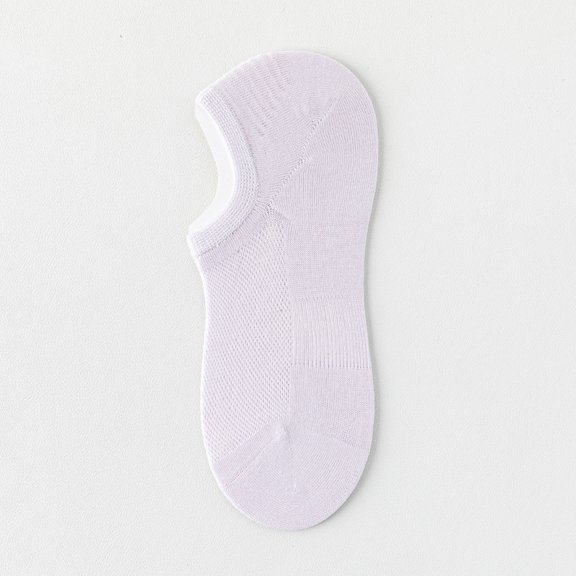 Breathable Low-Cut Cotton Boat Socks for Women - Lightweight Summer Essential (One Size, 6 Pairs)