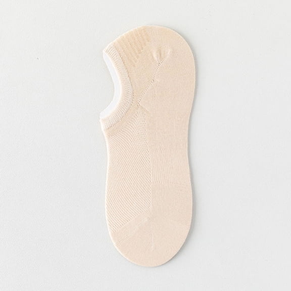 Breathable Low-Cut Cotton Boat Socks for Women - Lightweight Summer Essential (One Size, 6 Pairs)