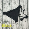 thumbnail image 1 of Breathable Low Rise Drawstring Hand Crochet Swimming Sunbathing Thongs Bikini, 1 of 11