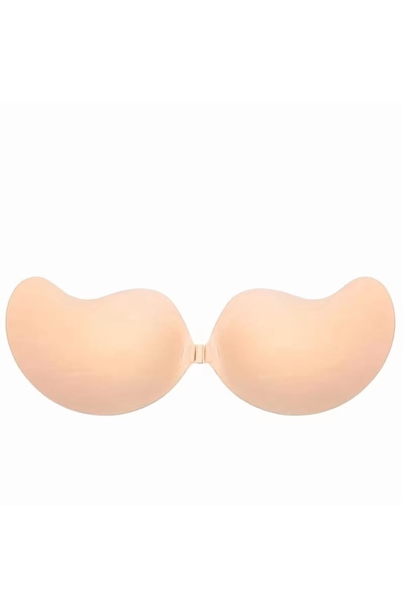 Breathable Mango Breast Lift Tape - Invisible Strapless Push Up Bra for Small Bust Enhancement with Nipple Covers