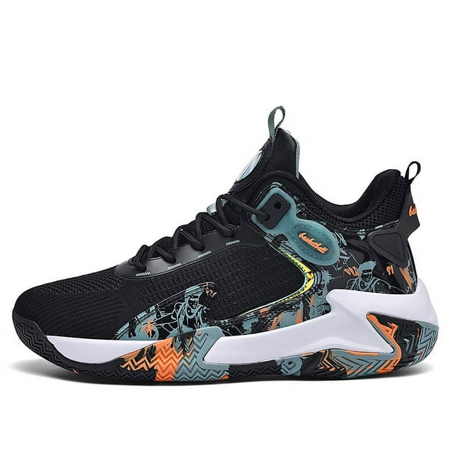 Breathable Men's Basketball Shoes with NonSlip Soles and Shock