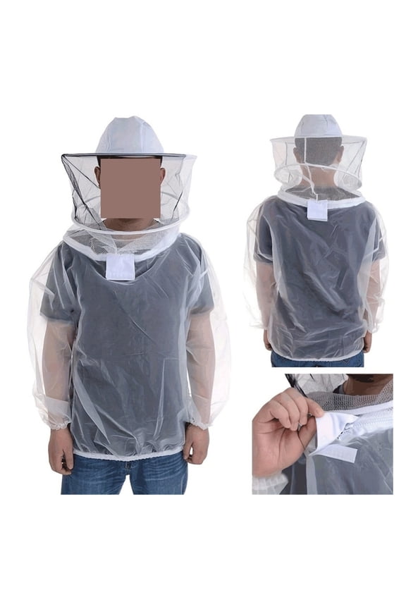 Breathable Men's Beekeeper Suit - Professional Transparent Protective Jacket ,Comfortable and Sturdy