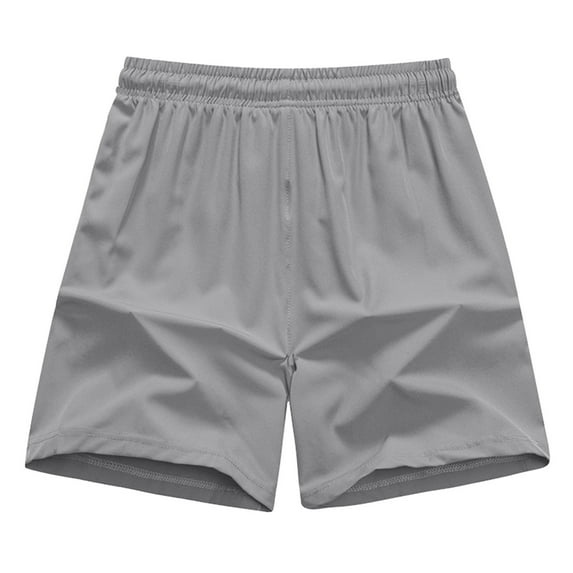 Breathable Men's Shorts Solid Color Cargo Shorts with Drawstring Polyester Shorts Outdoor Casual Sports Beach Pants Summer Vacation Party Casual Daily Pants