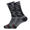 thumbnail image 1 of Breathable Mesh Athletic Crew Socks for Men, Non-Slip Grip Sports Socks for Running & Training, 1 of 6