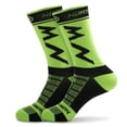 thumbnail image 1 of Breathable Mesh Athletic Crew Socks for Men, Non-Slip Grip Sports Socks for Running & Training, 1 of 6