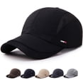 thumbnail image 1 of Breathable Mesh Baseball Cap, Lightweight Moisture-Wicking Sport Hat for Men and Women, Adjustable Snapback for Running, Workout, and Outdoor Summer Sun Protection-Beige, 1 of 2