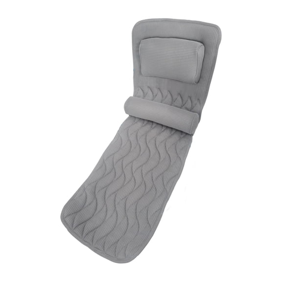 Breathable Mesh Bath Mat with Lumbar Pillow and Adjustable for Relaxation
