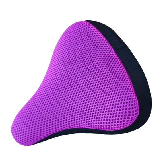 Breathable Mesh Bike Seat Cover Improved Comfort Cushion for Mountain Road Bicycle Universal Fit Shock-Absorbing Non- Gel Pad Cycling Accessories for Men Women