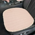 thumbnail image 1 of Breathable Mesh Car Seat Cushion with Perforated Design - All-Season Comfort, Black or Pink, 55x48x1 cm, Polyester Material for Enhanced Driving Support, 1 of 6