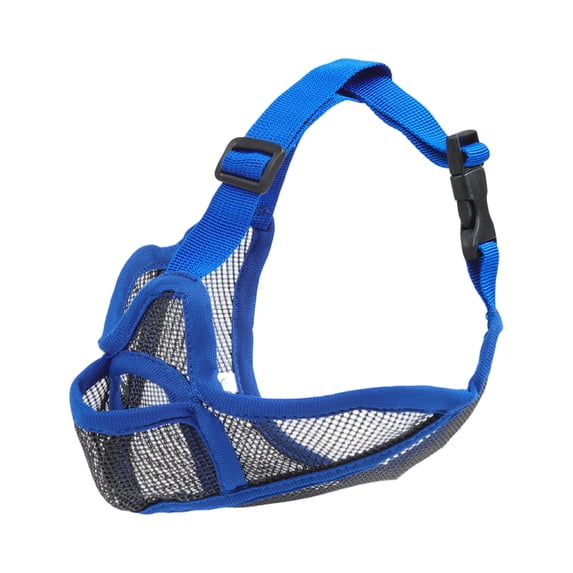 Breathable Mesh Dog Muzzle, Humane Barking Control and Anti-Biting Tool, Adjustable Secure Fit, Soft Training Accessory, Ideal for Public Trips