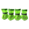 thumbnail image 1 of Breathable Mesh Dog Shoes, Nonslip Sole Summer Boots for Small & Medium Dogs, Reflective Pet Footwear for Hot Pavement Protection, 1 of 6