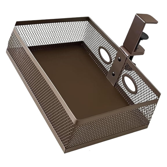 Breathable Mesh File Organizer Tray Metal Wire Basket Efficient Storage Solution