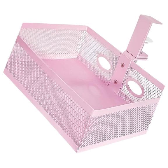 Breathable Mesh File Organizer Tray Metal Wire Basket Efficient Storage Solution