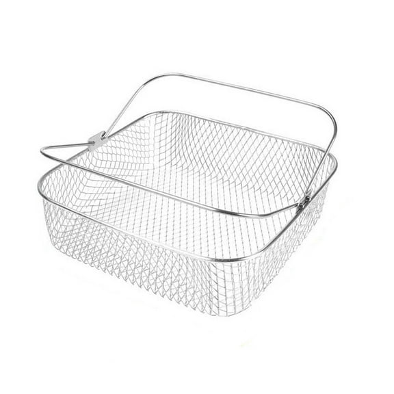 Breathable Mesh Fryer Basket for Even Cooking - Easy Lift and Clean Design - Food Grade Stainless Steel