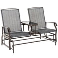 thumbnail image 1 of Breathable Mesh Glider Bench - Enjoy Rocking on the Porch and Front Yard, 1 of 1