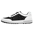 thumbnail image 1 of Breathable Mesh Golf Shoes Spikeless for Men Black 8.5 UK, 1 of 6