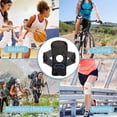 thumbnail image 1 of Breathable Mesh Knee Brace Dual Spring Stabilizers Adjustable V-Strap Compression Knee Support For Meniscus Tear Sports Recovery Running Hiking(Black-M), 1 of 8