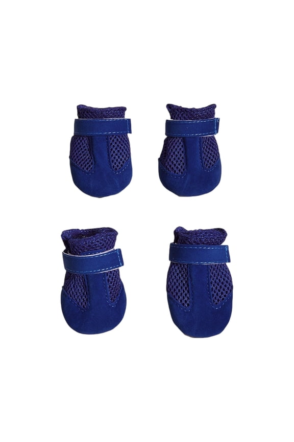 Breathable Mesh Material, Soft And Lightweight Design, Pack Of 4 Pet Dog Boots In S M L Xl Sizes With Secure Strap, Easy To Measure And Fit, Suitable For Small Medium Dogs, Ideal