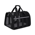 thumbnail image 1 of Breathable Mesh Messenger Pet Carrier Bag | Portable Shoulder Sling for Cats & Small Dogs - Ventilated, Safe & Travel-Friendly Design, 1 of 3