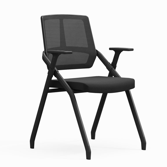 Breathable Mesh Office Chair Stacking,Ergonomic Conference Chair Meeting Chair Back Support,Desk Folding Chairs Negotiation Chair Multifunction Seat Task Chair